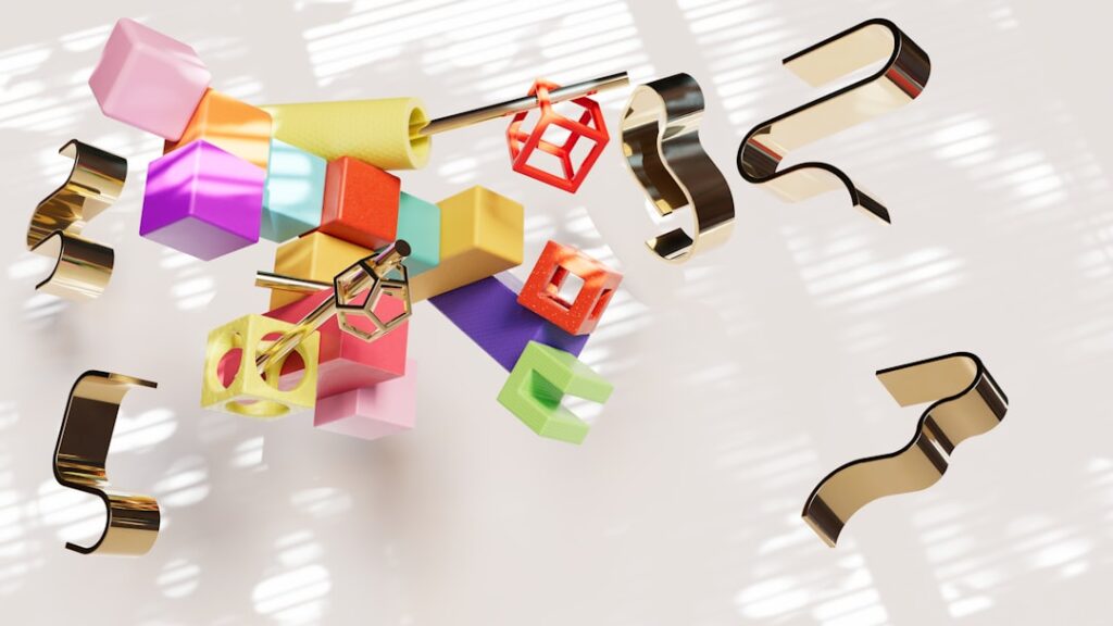 Photo Colorful shapes