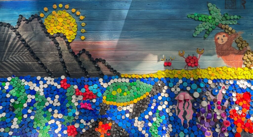 Photo Colorful mural