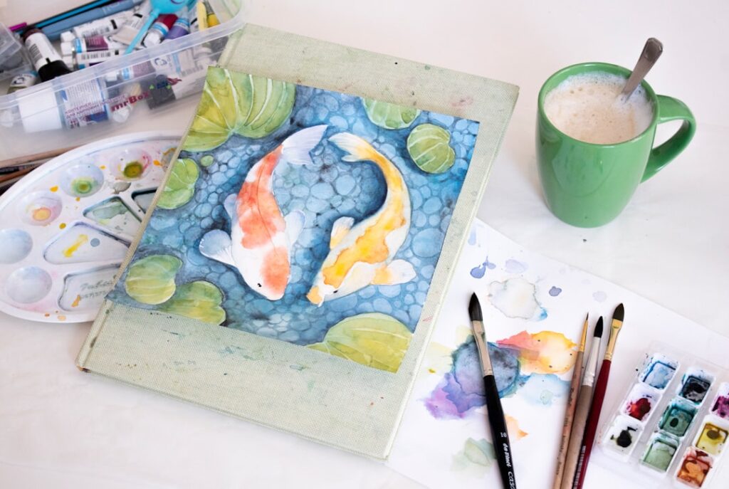 Photo Colorful Paints