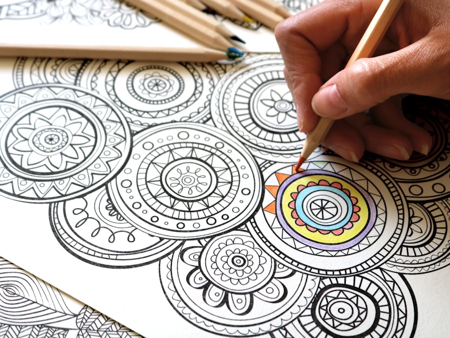 Photo "Adult Explorers: How Coloring Can Help in Building Self-Identity"