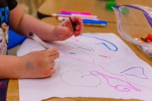 Photo "Preschool Playtime: Why Scribbling Is the First Step to Creativity"