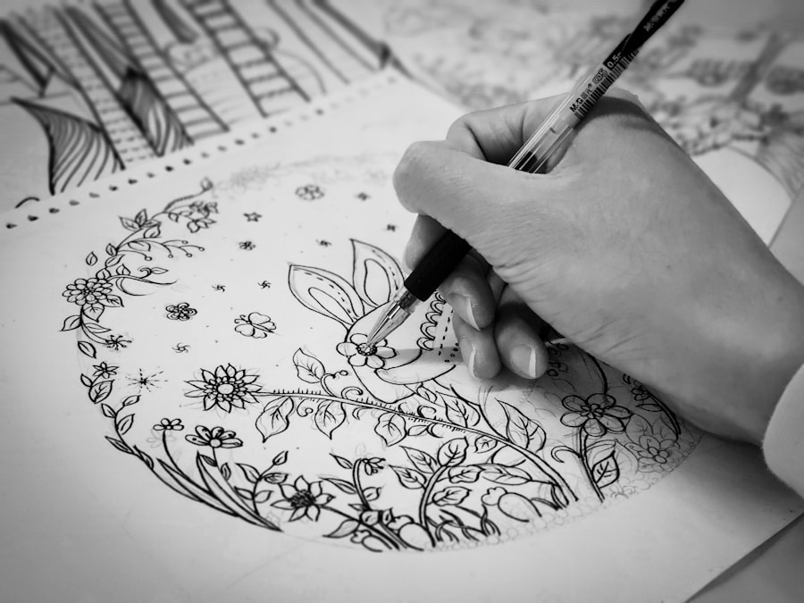 Photo "Adult Explorers: The Benefits of Coloring for Emotional Well-Being"