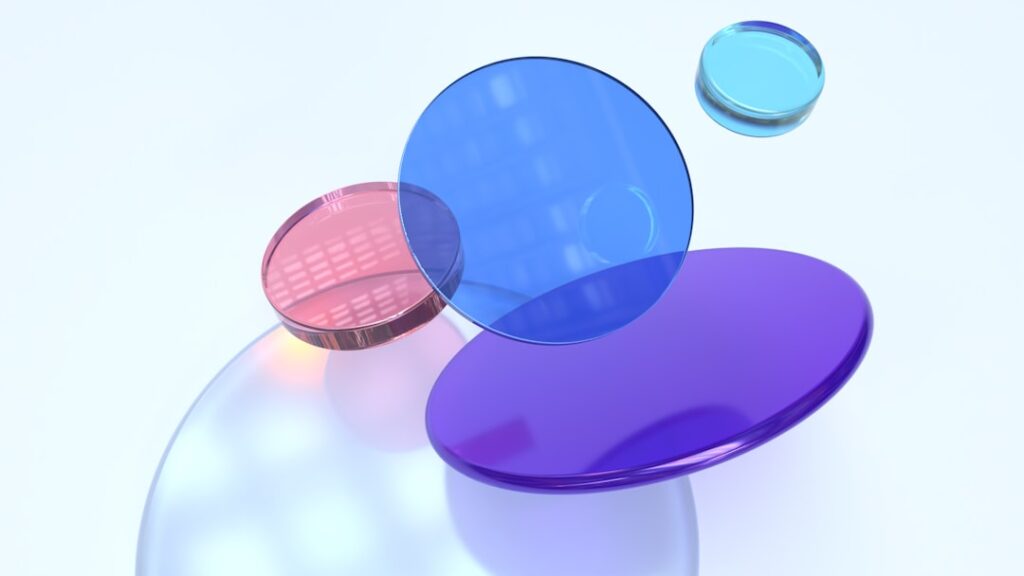 Photo Colorful glass