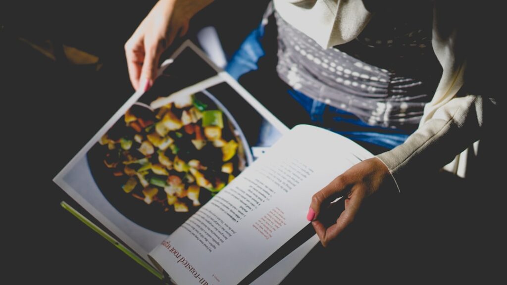 Photo Food-Themed Coloring Books