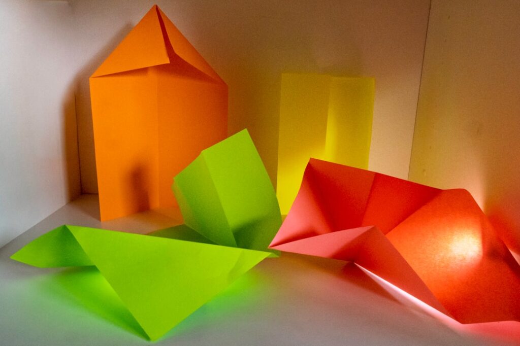 Photo Shapes with Sticky Paper Art