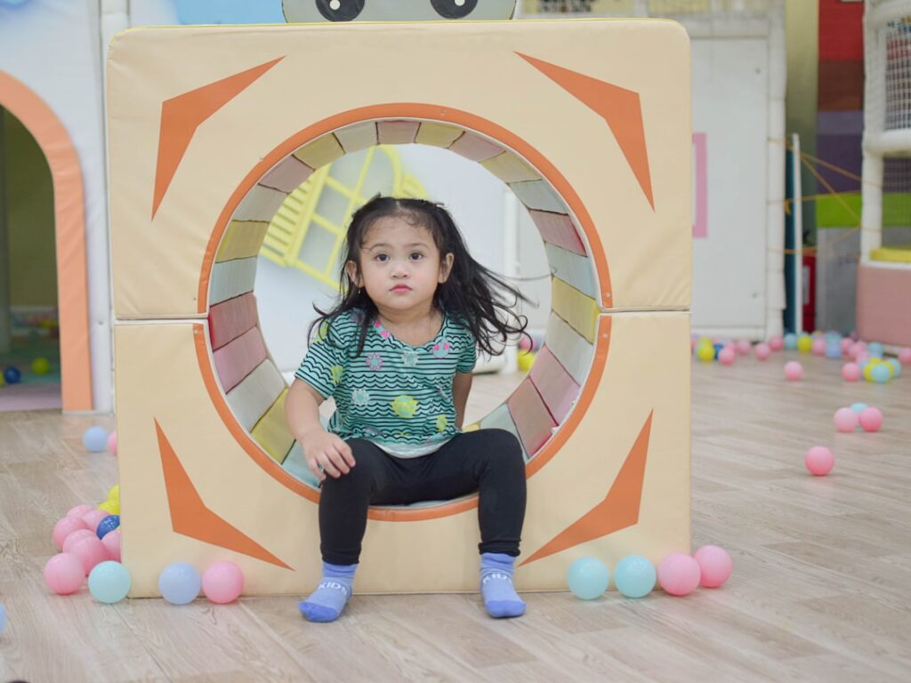 Preschool Playtime: Finding Magic Circles and Squares in the Garden
