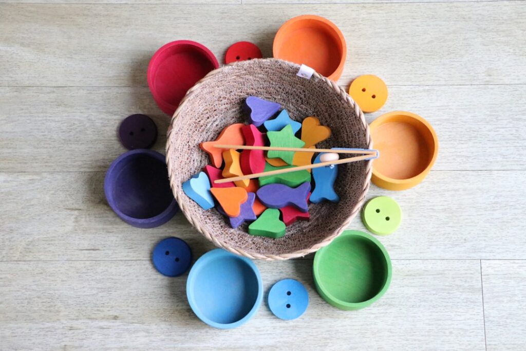 Toddler Tots: Sorting Games for Toddlers Using Colorful Blocks